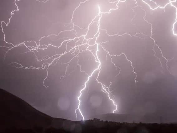 Thunder storms are forecast to arrive later this week