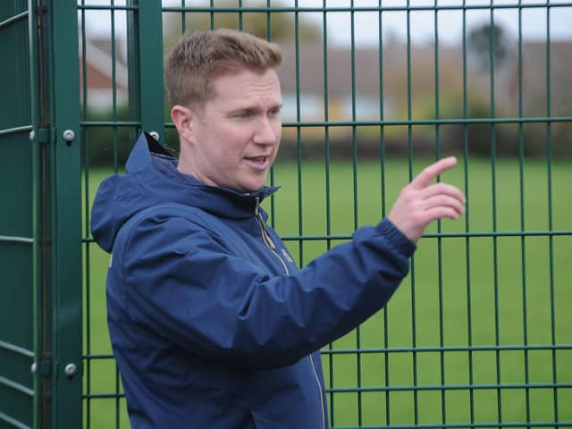 Peterborough North End Sports manager Tom Florence.
