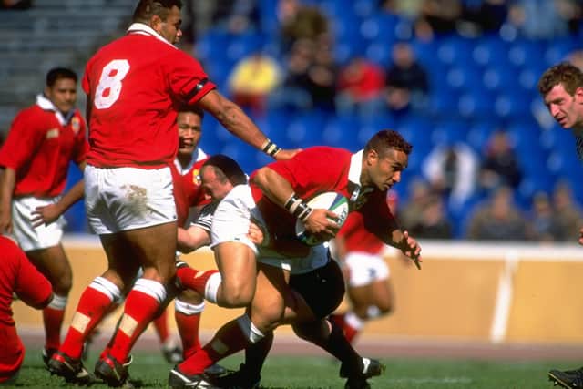 New Lions coach Tevita 'Dave' Tiueti in action for Tonga. Photo: Getty Images.