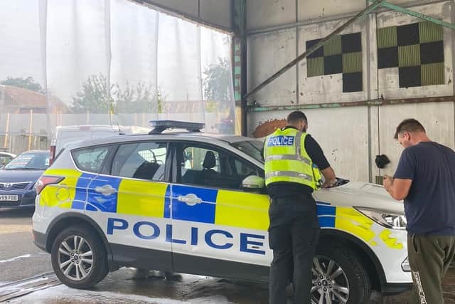 Police carried out a day of action yesterday
