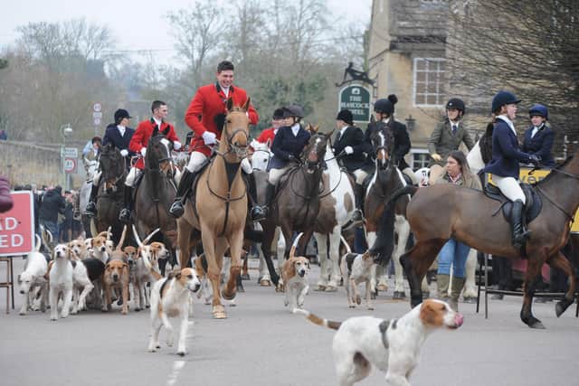 New Year's Day 2020 Fitzwilliam Hunt at Wansford.