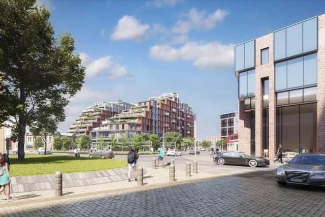 A visual for the proposed regeneration of Northminster
