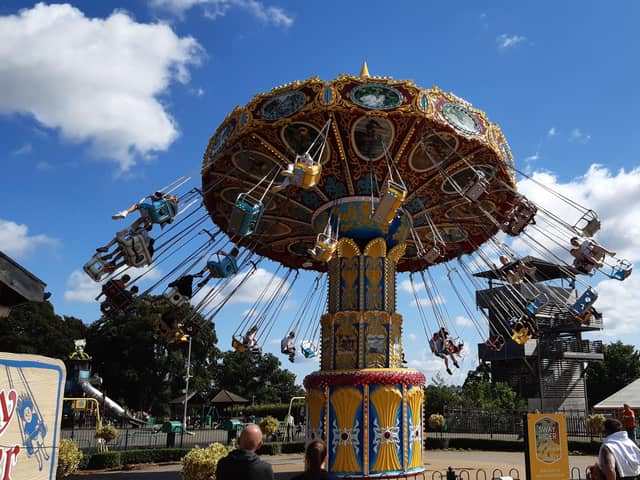 Brad Barnes and family enjoyed a day out at Wicksteed Park