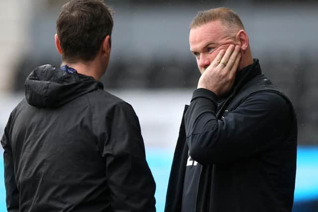 Derby County manager Wayne Rooney has a tough job on his hands this season.  Photo: Nigel French/PA Wire.