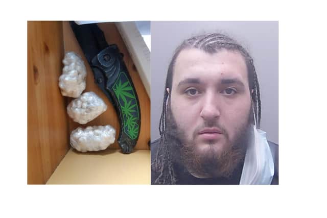 Sam Van Uden and items found at his home