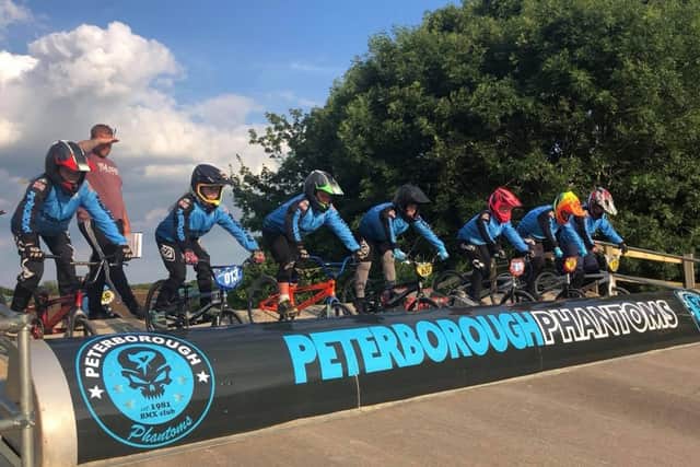 The Peterborough Phantoms BMX team