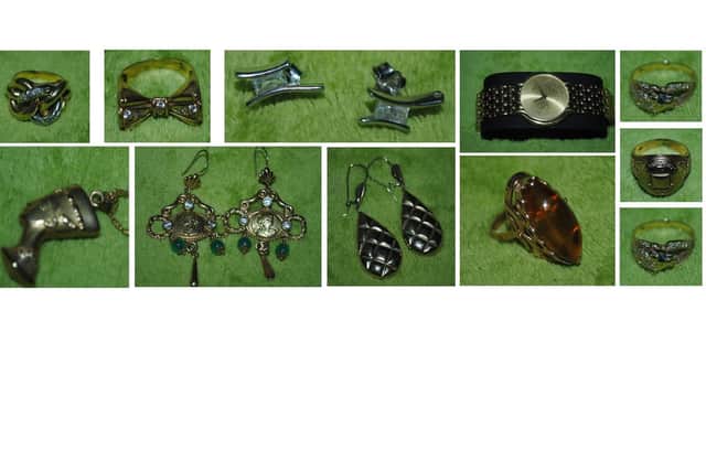 Some of the stolen items