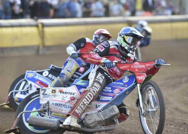 Hans Andersen leads the way for Panthers against King's Lynn in June.