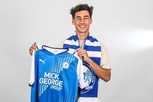 New Posh signing Joel Randall.
