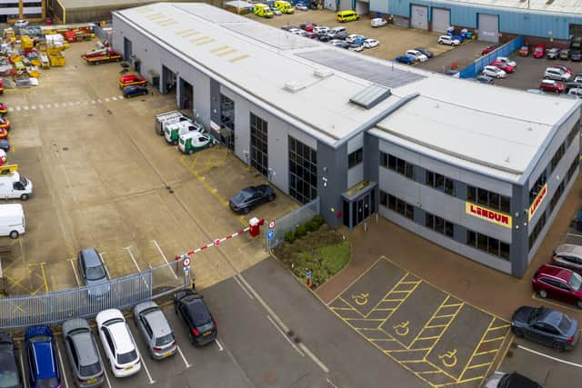 The Lindum offices in Peterborough.