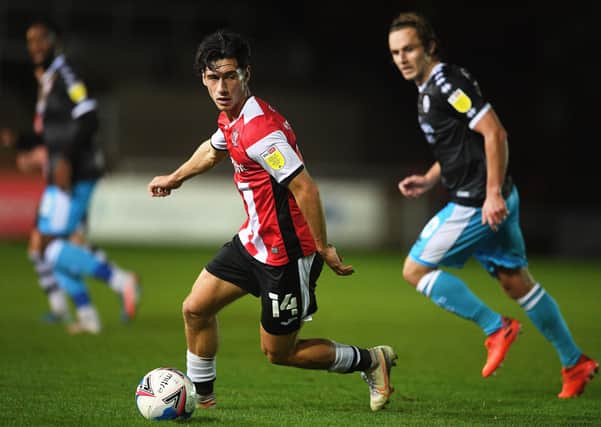 Joel Randall in action for Exeter. Photo: Harry Trump/Getty Images.