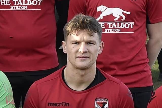 Stilton star Lewis McManus.