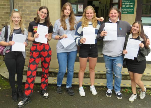 AMVC pupils happy with their results.