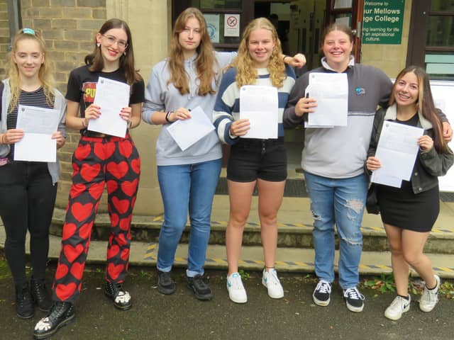 AMVC pupils happy with their results.