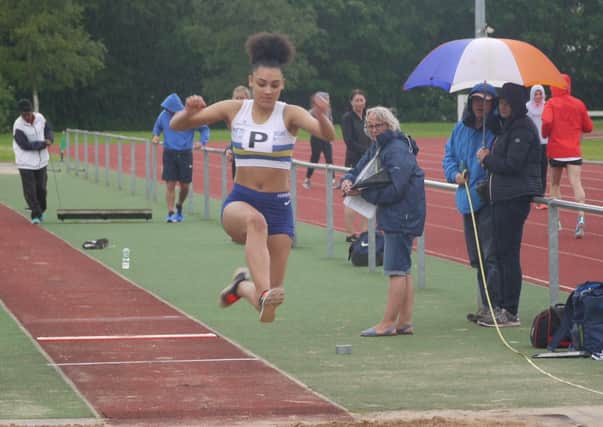Jamelia Henson recorded a first place and two thirds for Peterborough & Nene Valley in Chelmsford.