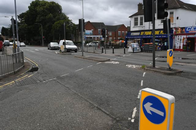 The junction of Lincoln Road and Taverners Road, Peterborough which is due for improvements EMN-210817-133507009