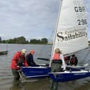Queensgate staff taking part in the sailability scheme
