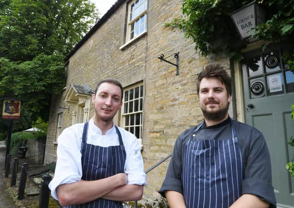 Chef of the Year competitors  Zak Perrin and Shawn Monk from The Falcon at Fotheringhay EMN-210824-141627009