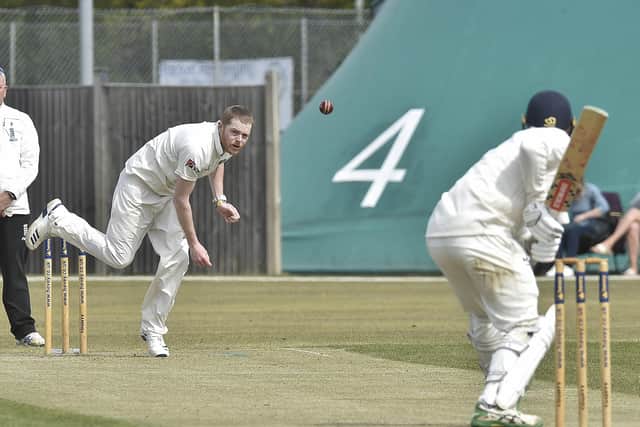 Mark Edwards returned excellent figures for Peterborough Town at Finedon.