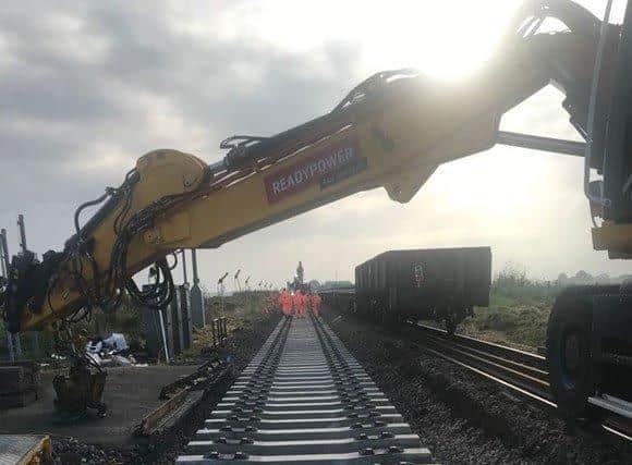 Work has been ongoing since Thursday to repair the lines