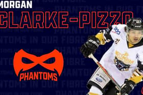 Morgan Clarke-Pizzo is unveiled by Peterborough Phantoms.