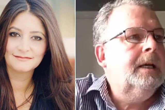 Shabina Qayyum and David Seaton.