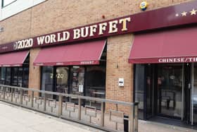 Brad Barnes dines at 2020 World Buffet in New Road, Peterborough.