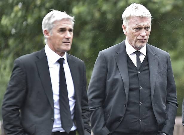West Ham manager David Moyes attended with his Hammers coach Alan Irvine. Pictures: David Lowndes