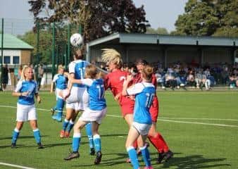 Action from Posh Women v Long Eaton. Photo: Gary Reed.