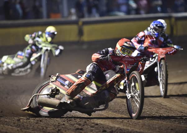 Top scorer Michael Palm Toft leads the way for Panthers against Ipswich. Photo: David Lowndes.
