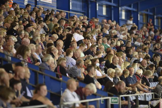 A bumper crowd watched Panthers v Ipswich at the East of England Arena. Photo: David Lowndes.