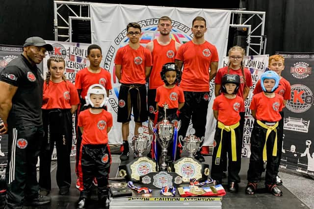 Rob Taylor and his TASK team at the European Championships.