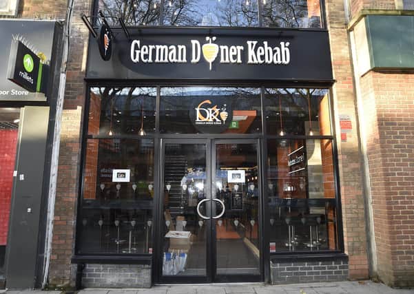 German Donor Kebab shop at Bridge Street, Peterborough.