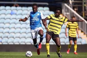 New signing Andrew Oluwabori in action for Posh Under 23 against Watford. Photo: Joe Dent/theposh.com.