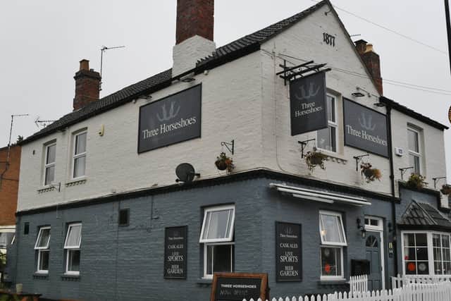 Exterior of the Three Horseshoes pub, Werrington EMN-210914-122830009