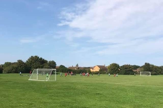 Gunthorpe Harriers' Campbell Drive Sports Field.