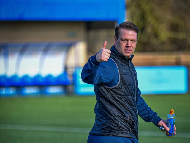 Peterborough Sports manager Jimmy Dean.