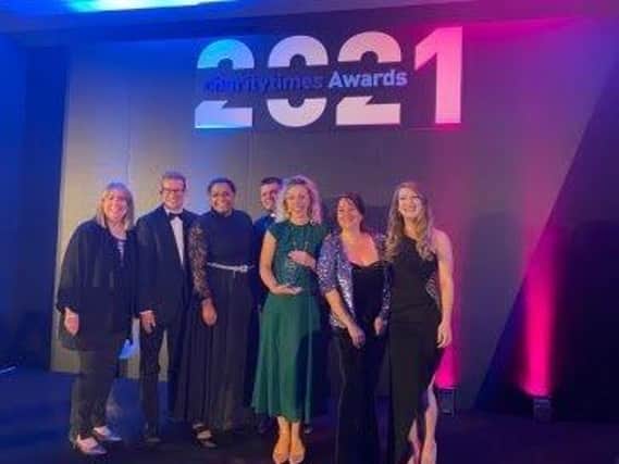 The fundraising team at The Leprosy Mission in Peterborough wins Fundraising Team of the Year at the Charity Times Awards 2021