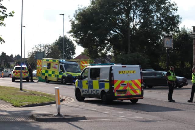 The scene at the incident. Pic: PT Reader