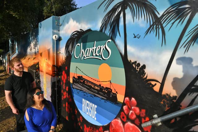 Warren Allett (general manager) and partner in the business Patcharee Shaweewan at Charters. EMN-210921-153936009 EMN-210921-153936009