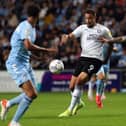 Jonson Clarke-Harris in action in the defeat at Coventry City (Pictures: Joe Dent)