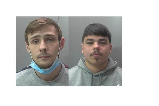 Paul Wright, (left), and Charlie Corleys (right)