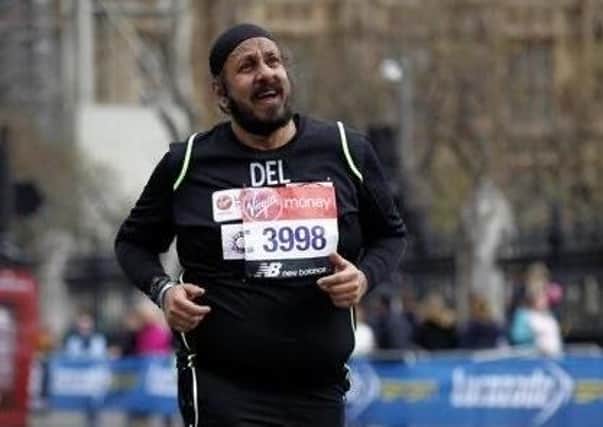 Del Singh will be running the London Marathon.