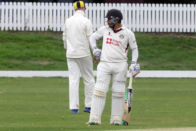 Asim Butt smacked 107 for Barnack against his former club Peterborough Town.