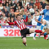 Conor Coventry in action for Posh against Sheffield United last month. Photo: Joe Dent/theposh.com.