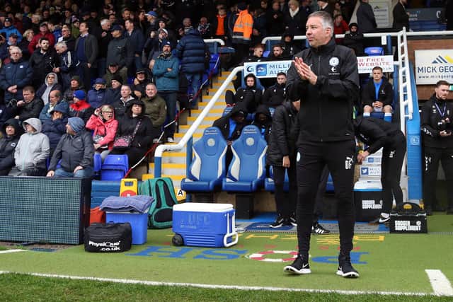 Posh boss Darren Ferguson before the game against Bristol City. Photo: Joe Dent/theposh.com.