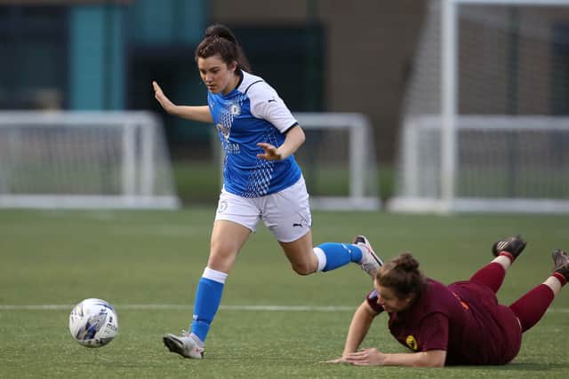 Jess Driscoll scored for Posh Women against Boldmere St Michael.