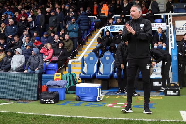 Posh manager Darren Ferguson watches his team to lose to Bristol City. Photo: Joe Dent/theposh.com.