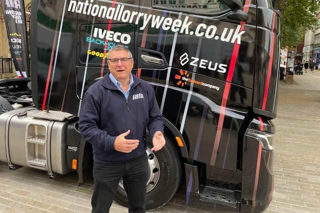 Martin Dean of the Road Haulage Association.