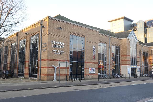 Peterborough Central Library, Broadway, Peterborough. Photo: Rowland Hobson/Peterborough Telegraph